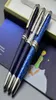 2022 Nowy luksusowy pióro wysokiej jakości Petit Prince Dark Blue Rollerball Ballpoint Pens Pensorery Office School Supplies Writin9514188