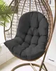 Cadeira de cadeira de ovo Hammock Garden Swing Creling Creling With Backrt Decorative Cushion3657922