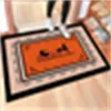 Tapis de créateur célèbre tapis de sol classique à la mode de salle de bain imprimé de salle de bain carpet de carpet de sol de sol classique logo de salle de bain pavillon non glissade Mat-02
