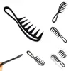 Novo 1 PCS Wide Dente Shark Plástico Detangler Curly Salon Hairdressing Beb Massage para Ferramenta de Estilo para Cabelo Curl