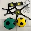 Silent Soccer Ball with Juggle Belt Indoor Sports Practice Silent Ball Foam Ball Size 35 Mute Bouncing Football Sports Toy 240416