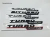 Biturbo Turbo 4Matic Emblem Badge Letters Car Attack Fender Autocollants pour Mercedes Benz AMG 4 MATIC3267273