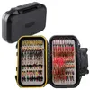 42145Pcs Fly Fishing Lure Dry Wet Flies Nymph Streamer Artificial Pesca Bait Bass Trout Tackle Box 240401