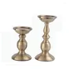 Kerzenhalter Metallhalter Blume Candlestick Tisch Home Weihnachtsdekor Bronze Candelabra Mode Hochzeitsregime Moro xx