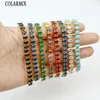 Bracelets de liaison 10 pièces Bracelet cristal ovale Couleur Couleur Élégante Femmes Bijoux Baclet Chaîne Ajustement Fode Beau cadeau 40261