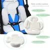 Stroller Parts Accessories Breathable baby seat cushion childrens soft stroller lining head and body support pillow suitable for newborns washable Q240416