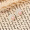 Boucles d'oreilles Cinily authentiques.925 Sterling Silver Natural White Shell Pearl Wholesale for Women Jewelry Wedding 11mm SE027