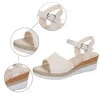 Sandals Heel elevadores para a moda feminina de verão feminina, mulher espessa, espírito, mulheres de salto alto, mulheres de salto alto, senhoras