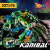 52toys beastbox Kanibal Deformation Toy Collectible Converting Action Figur Multicolored Gift for Boys 240402