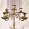 Candeladores de candelabros Imuwen Metal Candelabra Candelabra Wedding Holder Party Events candelabro