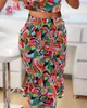 Werkjurken Dames casual paisley print ruches crop top shirred rok set vrouwelijke kleding zomer dames mode vakantie rokken outfits outfits