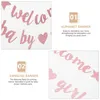 Decorazione per feste Latte Borns Decor Banner sospeso per Ornament Baby Shower Decorate