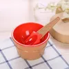 Новый 1Set Kids Mocre Cream Spoon Set долговечные детские подарки прекрасная десертная чаша DIY Инструменты мороженого морожено