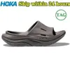 2023 Hokahs Designer Slippers Ora Recovery Slides Cyclamen Diva Blue Mist Green Black