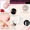 120st Full Cover Press på Stiletto Almond Square Coffin French False Fake Soak Off Gel Nail Extension Tips Capsule