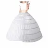 Babylinedr 6 Hoops Crinoline Ball Gown Wedding Petticoat Fluffy underskirt Mariage Half Slips Wedding Accores O5JC#