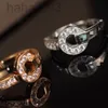 Bracciale Bulgarie Desginer La nuova versione alta in coppa di rame Baojia è in bei tempi con anello di dito diamantato completo e squisito anello di dito indice intalato in diamante b