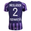 23 24 Toulouse Cissoko Mens Soccer Jerseys Kamanzi Begraoui Dallinga Sierro Home Away Football Footbort Footbure Footment