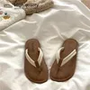 Hbp não marca chinesa ao ar livre mulher chinelos de praia Chanclas Chanclas Factory barato PVC Slim Flop Wedding Slides Non-marca