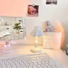 Table Lamps Flower Home Decoration Lotus Leaf Retro Student Bedroom Light Reading Lamp LED Night Desk