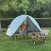 Outdoor außerhalb des gemahlenen Zeltes tragbares Camping einzelner Personen UV -resistent mit Bettwanderungsüberlebensausrüstung 240416