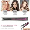 Hair Straighteners Wireless Straightener With Charging Base Flat Iron Mini 2 In 1 Roller Usb 4800Mah Portable Cordless Curler Dry And Otec5