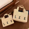 Tote bag Designer bag women's handbag luxury set embroidered shopping bag grass woven vegetable basket French style shoulder bag crossbody bag beach bag