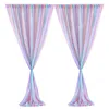 Curtain 1Piece Ceremony Reception Drapery Backdrop Party Wedding Tulle Chiffon Fabric Draping Arch Drape Sheer