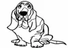 137152см Basset Hound Dog Fashion Fashion Animal Ofternal Car Sticker