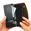 Plånböcker PU läderhölsterhållarens telefonbälte för fodral med Clip Loop Stängning
