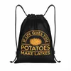 Si la vie vous donne des pommes de terre, faites des sacs à cordon latkes sacs de gym chauds légers o3f4 #