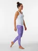 Aktywne spodnie Polowanie - lawendowe legginsy sportowe kobiety podnoszą ubranie BuexerceS dla kobiet