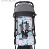 Barnvagnsdelar tillbehör varma och bärbara utomhus bomull vinter tecknad baby barnvagn kudde tillbehör bilstol q240416