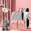 Porteurs de chats caisses maisons de voyage pliable portable ba astronaute spatial capsule transport porteuse backpack pour animaux de compagnie pour chat et do l49