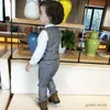 Pakken Gentleman Kinderen Enfant Garcon Mariage Pak Prince Boys Wedding Suit Kinderen Formele Blazer Vestbroek Tuxedo Dress Clothing Set