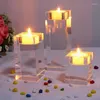 Держатели свечей скандинавский ртутный стеклянный держатель геометрический подсвечник канделяброс декоративос свадебный стол