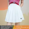 Jupe de tennis de golf avec pantalon de sécurité Femmes Summer Shorts de golf Aline Jupe élastique haute taille Pockets plissés Msgolf Wear 240416