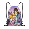 Custom Candy Candy Draw String -Tasche für Shop Yoga Rucksäcke Frauen Männer Anime Manga Carto Girl Sports Gym Sackpack H8po#