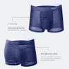 Hommes culotte mâle samis homme pack shorts boxers sous-vêtements slip homme Calzoncillos Bamboo Hole u convex poche grande taille 5xl 240412