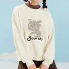 Sweatshirts Round Neck Bunny Pull décontracté personnalisé pour les femmes en automne et en hiver à manches longues 2023New Nif-Automne Top pour les femmes