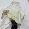 Kadınlar için Yüksek Son Tasarımcı Çantalar Celli Kadın Çanta Yeni Yüksek Son Duygu Çantası Çanta Kilit Tokalı Küçük Kare Çanta Crossbody Çanta Doku Çantaları Orijinal 1: 1 Gerçek Logo, Kutu