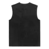 Summer Cotton Vest Male Female Sleeveless Shirts Washed Y2k Tank Tops Solid Color Tees Casual Loose Vests Men Vintage Streetwear 240410