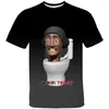 T-shirts pour hommes skibidi t-shirt fashion fode