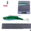 50pcs 9cm/27g Winter Fishing Lures Vibra de isca dura com chumbo dentro de peixes gelo marinho de pescador de pesca giratória gobbler entrega de isca dh7hc