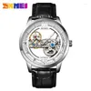 Wristwatches Skmei Fashion Hollowed-out Men's Mechanical Watch Simple Classic Style Waterproof Trend Light Luxury