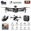 Drones New K10 Max Drone Three Camera 4K Professional 8K HD CAME AMISTACE Évitement de la photographie aérienne Plimable Quadcopter Gift Toy 240416