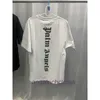 Roupas de designer de ponta para ângulos PAA ângulo de algodão Manga de morcego curta Camiseta masculina letra traseira solta T-shirt meio com mangas com rótulos originais 1: 1