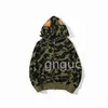 Designer Mens Zip-up Hoodie Full Shark Hoodies Woman camuflage giacca con cappuccio con cappuccio con cappuccio uomo con cappuccio da donna maglione da donna a maniche lunghe Tech Tech Cardigan M-3XL