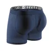 Underpants Clever-Menmode sexy uomini imbottiti biancheria intima Mesh Boxer Solleva