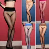 Wh3o Meias Sexy Mulheres Sexy Meias Perspectiva Óleo Lingerie Shiny Elastic Tight Hot Ultrathin Nylon Tights Clubwear